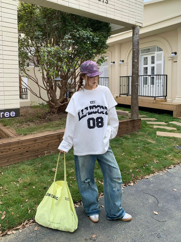 OVER SIZED FULL SLEEVE T-SHIRT