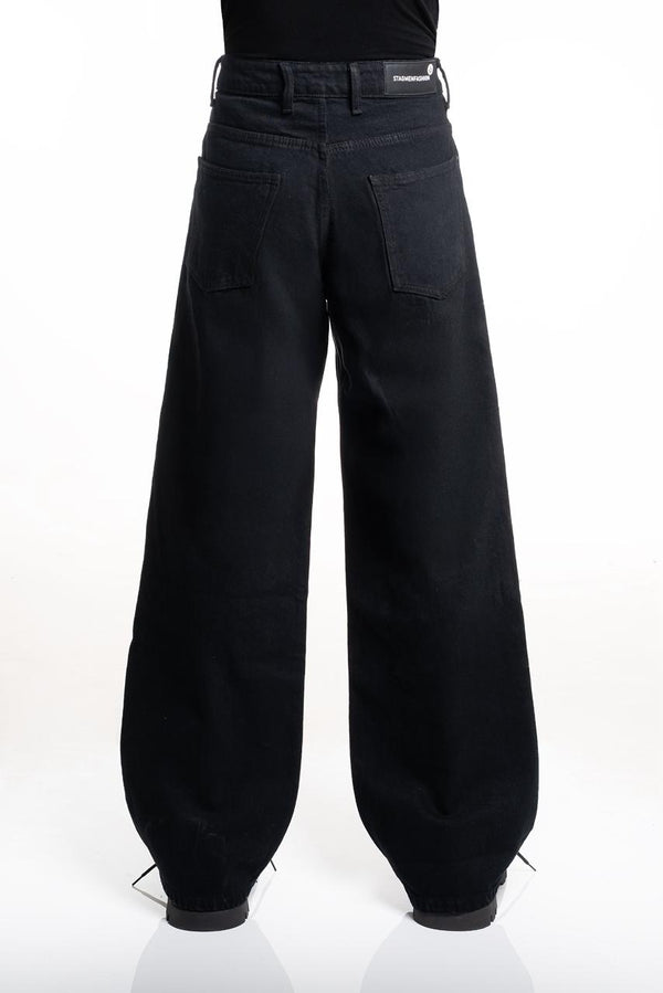 Black loose fit jeans