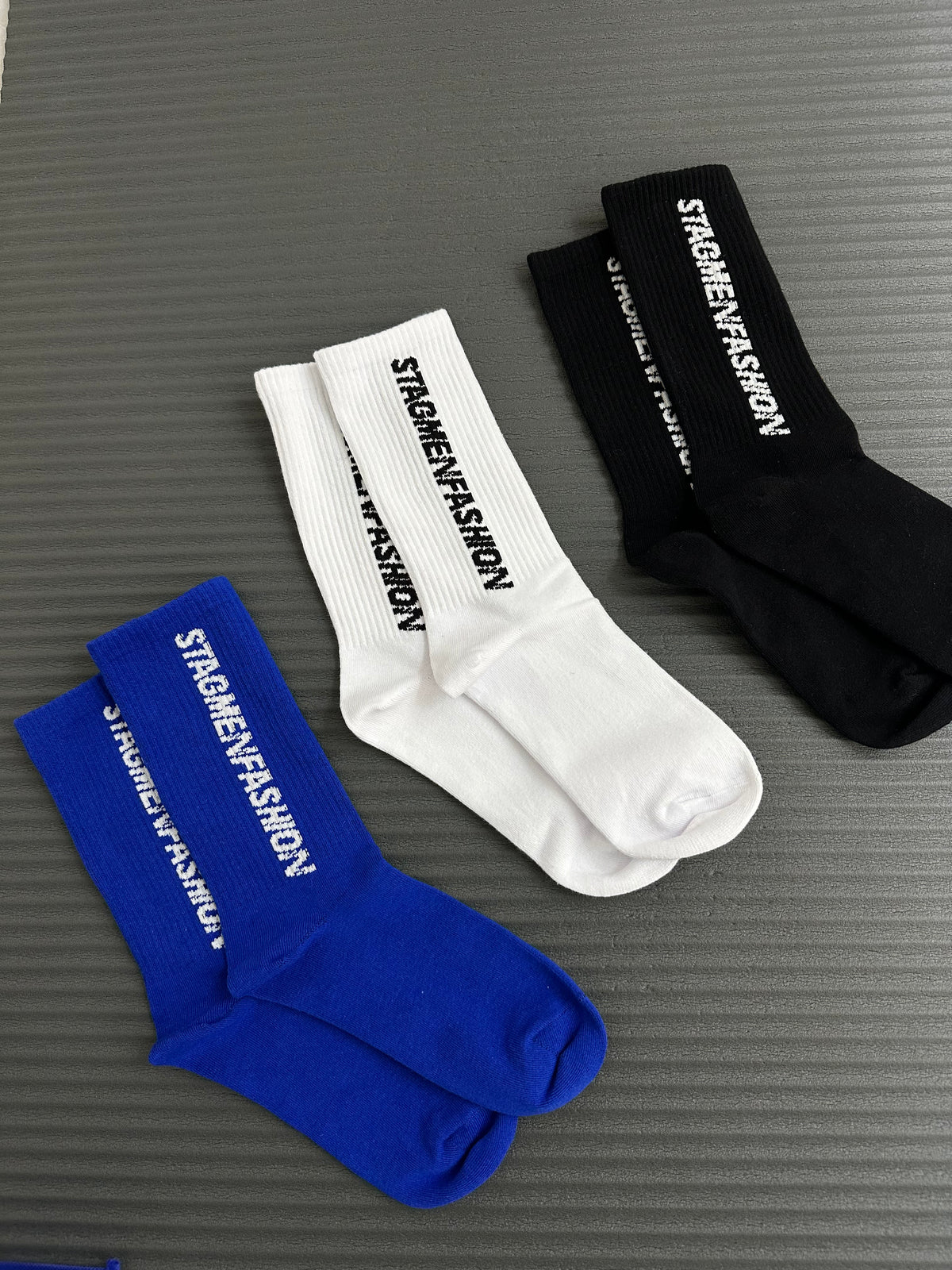STAGMENFASHION Logo Crew Socks