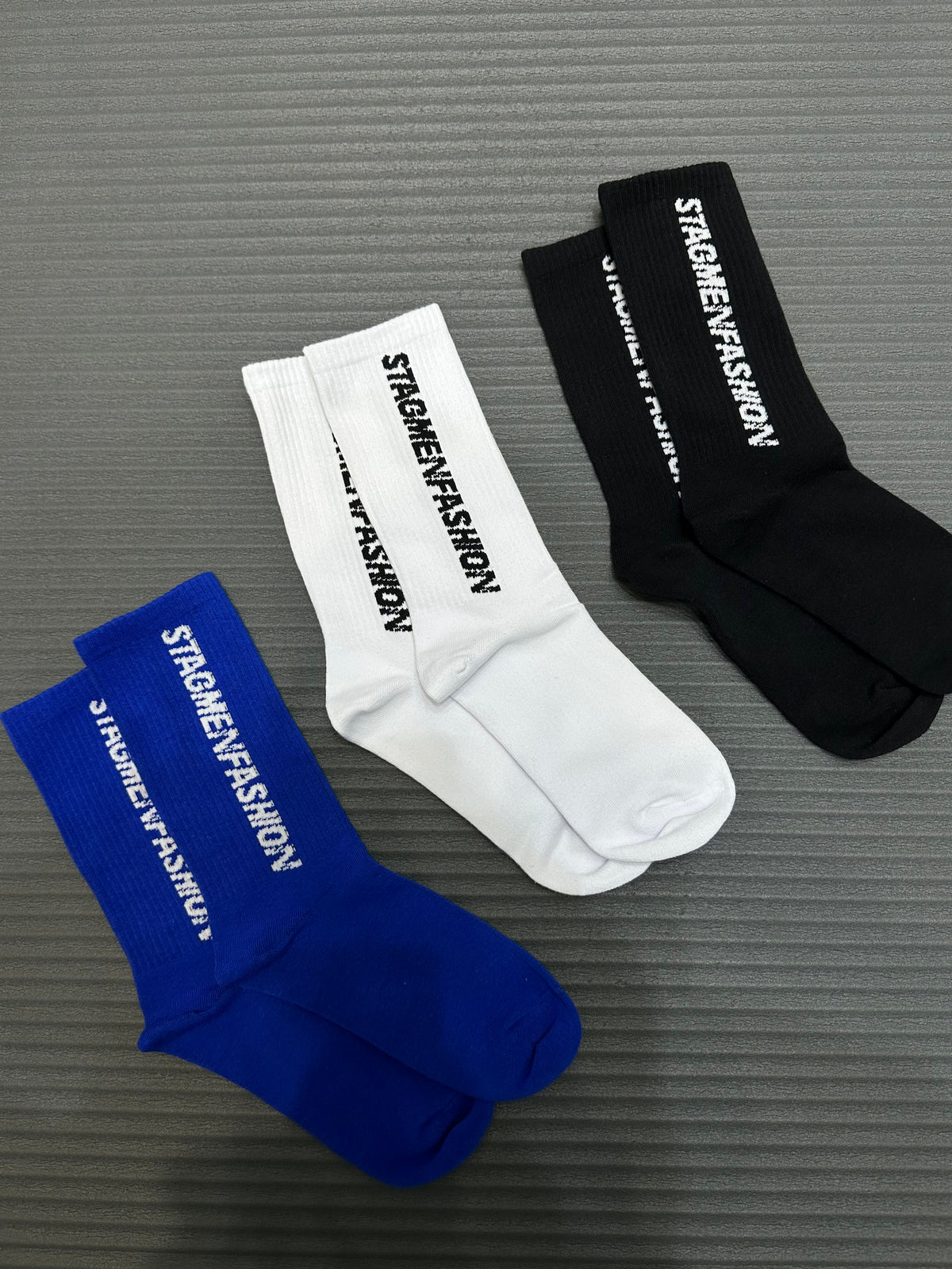 STAGMENFASHION Logo Crew Socks