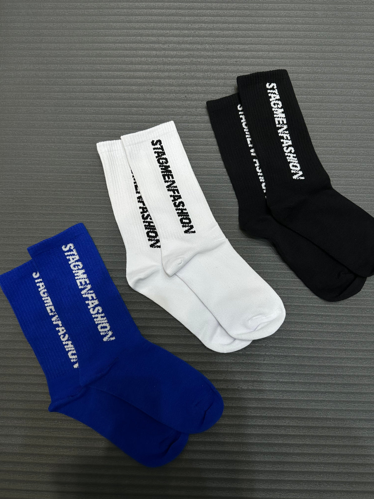STAGMENFASHION Logo Crew Socks
