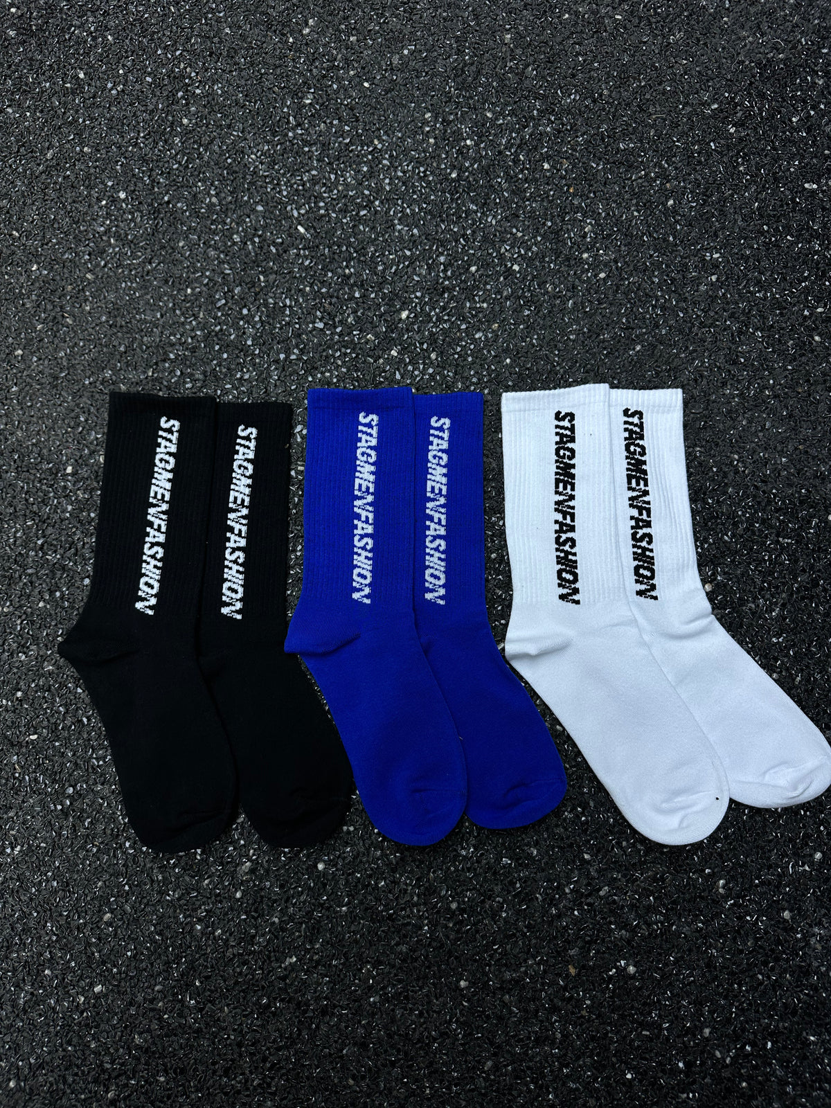 STAGMENFASHION Logo Crew Socks