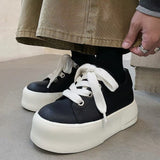 Platform Leather Sneakers