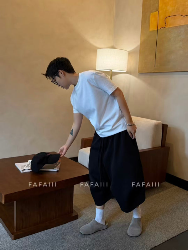 FAFAIII Drop-Crotch Balloon Shorts