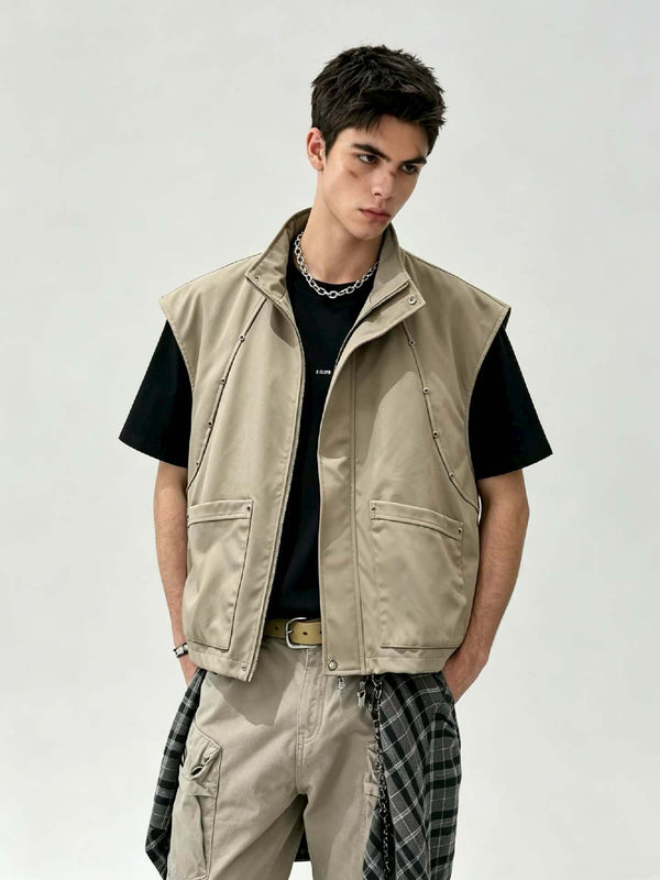 Oversized Cargo Utility Vest
