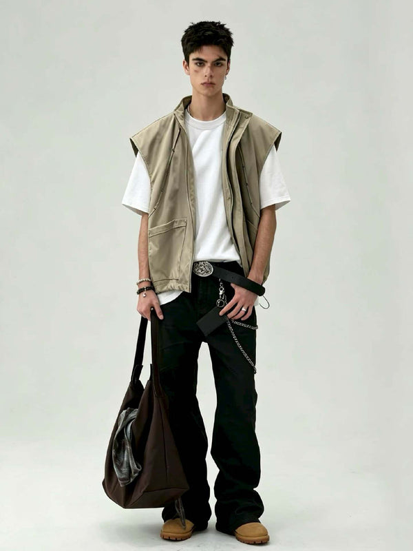 Oversized Cargo Utility Vest